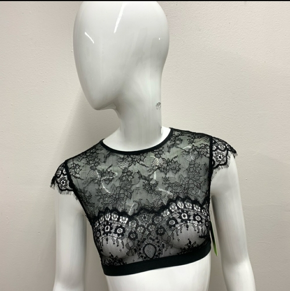 RELISTED Sam Edelman black lace bralette top - Picture 5 of 7